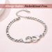 Women's Jewelry Handcuffs Interlocking Anklets Stainless Steel Punk Anklets Fashion Jewelry Ladies Gift_ipsvogv.com