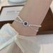 S Pure Double-layer Broken Silver Pearl Bracelet, Niche High-end, Gentle And Luxurious Temperament, French Bracelet Gift_ipsvogv.com