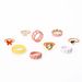 Hot Selling Drop Ring, Fashionable Love, Mixed Color Oil Drop, Tai Chi, Gossip, Temperament, Opening Butterfly Ring_ipsvogv.com