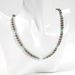 6mm Brushed Round Beads Freshwater Pearl Turquoise Natural Stone Necklace Clavicle Chain Female_ipsvogv.com