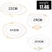 Accessories Hollow Flower LOVE Letter Metal Ball Beaded Pattern Bracelet Set Of 4_ipsvogv.com