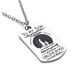 Autumn Winter Creative Jewelry Letter Hang Tag Necklace To My Love Mom And Son Pendant Stainless Steel_ipsvogv.com