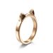 Cute cat cat ears titanium steel ladies ring ring cat girl hand jewelry pinky ring_ipsvogv.com