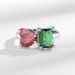 New High-end Emerald Love For Women, Not Fading, Personalized And Fashionable Bracelet Ring_ipsvogv.com