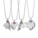 Hot Selling Best Friend Forever&Ever Heartbreak Splicing 4 Set Necklace Accessories_ipsvogv.com