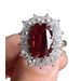 Sanjie's New Red Women's Ring Ins Classic Style Inlaid With Zircon Jewelry_ipsvogv.com