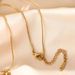 Matte Round Bead Necklace For Women, New Titanium Steel Color Not Fading, Light Luxury Niche Design, Collarbone Chain,_ipsvogv.com