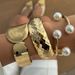Diamond Shaped Smooth Opening With Striking Pattern, French Style Pearl Wrapped Bracelet_ipsvogv.com