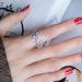 Cao Shi's Korean version of the high-end floral ring, butterfly dancing, exquisite leaves, rings, branches, vines,_ipsvogv.com