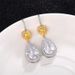 Cao Shi Earrings for Women with Two Color Plating and Micro Set AAA Zircon Stone Fashion Versatile Bridal Earrings_ipsvogv.com