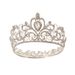 Baroque Round Crown Bridal Crown Tiara Princess Birthday Crown Hair Accessories Wedding Dress Stage Full Crown Round Crown_ipsvogv.com