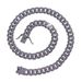Men’s Jewelry Set Fashion Personality New Alloy Retro Full Diamond Purple Bracelet Niche Light Luxury Cool Shiny Hip Hop Cuban Necklace_ipsvogv.com