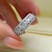 Cao Shi's Personalized Folding Wide Edition Index Finger With Flower Leaves, Horse Eyes, Olive Shaped Ring, Fashion Ring_ipsvogv.com