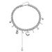 Metal Texture Love Bear Element Pendant Collarbone Chain, Exquisite Simple Necklace Accessories_ipsvogv.com