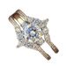 Exquisite Three Piece Set, Platinum With Zirconia, Women's Diamond Ring, Simple And Creative Love Ring_ipsvogv.com