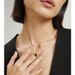 S925 silver black agate square necklace female niche versatile electroplated gold plated light luxury Korean style elegant fashion snake bone chain_ipsvogv.com