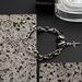 Men's Wrapped Black Diamond Bracelet Light Luxury Niche Exquisite High-end Sense Accessory Versatile Titanium Steel_ipsvogv.com