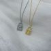 Women's Jewelry Square Diamond Small Lock Necklace Full Of Diamond Zircon Love Clavicle Chain Fashion Temperament Versatile Necklace_ipsvogv.com