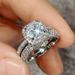 hot selling ring sets, new style full inlaid super sparkling zircon couple rings, fashionable wedding ring sets_ipsvogv.com