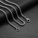 Men's Jewelry Chain Square Pearl Titanium Steel Necklace Hip Hop Simple Fashion All Match Sweater Chain Diy Accessories Do Not Fade_ipsvogv.com