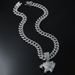 New Trend Versatile Black Leopard Head Pendant Necklace for Men's Fashion_ipsvogv.com