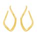 E12011 Minimalist ZA Cool Style Creative Exaggerate Personality Irregular Twisted Earrings Female_ipsvogv.com