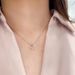 Beating Heart Four Leaf Clover Necklace Female Element Crystal Smart Clavicle Chain_ipsvogv.com