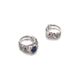 New Love Auspicious Cloud Hollow Dot Diamond 2-piece Set Ring Jewelry_ipsvogv.com