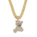 New Personalized Men's Hip Hop Animal Bear Pendant Necklace_ipsvogv.com