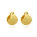 Women’s Jewelry Set Fashion Version Of Round Ball Metal Earrings Wrinkled Semi Circular Temperament Round Ball Hollow Earrings Light Luxury Ear_ipsvogv.com