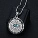 Ancient Egyptian Of Horus Jewelry Titanium Steel Gold Plated Blackened Eagle Head God Eye Pendant Necklace_ipsvogv.com