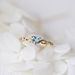 Peach Women's Copper Ring Heart Shaped Zircon Diamond Plated White K Fashion Jewelry_ipsvogv.com
