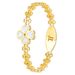 Zircon Inlaid Shell Titanium Steel Bracelet Niche Light Luxury Buckle Bracelet Versatile Fashion Female Bracelet Does Not Fade_ipsvogv.com