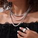French Style Minimalist, Individualistic, Cool, Elegant, Light Luxury Jewelry, Shijia Pearl Bead Design, Titanium Steel_ipsvogv.com