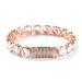 Men's Hip-Hop Tennis Bracelet - 10mm Wide Row Of Cubic Zirconia Stones (Minimalist Style Stainless Steel Chain For Jewelry Business)_ipsvogv.com
