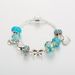 Live broadcast products with goods Blue bracelet DIY ancient silver beaded hand jewelry fresh temperament jewelry_ipsvogv.com