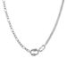 3539 People's Collection Little Annie's Double Ring Interlocking Necklace, Women's Zircon Chain Ins, Niche Trend, !_ipsvogv.com
