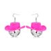 Disco Earrings Pink Cowboy Hat Laser Ball Disco Punk Accessories Female Jewelry_ipsvogv.com