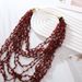New Bohemian Style Multi-layer Bead For Women, Exaggerated And Atmospheric, Hand Woven Necklace_ipsvogv.com