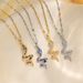 Hip Hop Punk Style Jewelry For Female Niche Design, Zirconia Animal Shaped Snake Element Necklace Pendant_ipsvogv.com