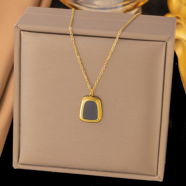 Ho Selling Accessories Summer Ins Fashion Niche Ligh Luxury Ca Eye Sone Pendan Necklace Earrings Women's Jewelry_ipsvogv.com