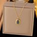 Ho Selling Accessories Summer Ins Fashion Niche Ligh Luxury Ca Eye Sone Pendan Necklace Earrings Women's Jewelry_ipsvogv.com