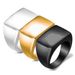 Women's Jewelry Fashion Simple Glossy 18MM Rectangular Titanium Steel Stainless Steel Ring Can Be Laser Logo_ipsvogv.com
