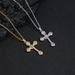 Hip hop cross pendant zircon necklace accessories popular personality jewelry men's pendant_ipsvogv.com