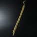 Hot selling men's minimalist smooth Cuban chain anklets, personalized hip-hop style exaggerated jewelry anklets_ipsvogv.com