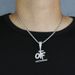 New Hip Hop Letter Pendant OTF Set With Zircon Gold Silver Popular Men's And Women's Jewelry_ipsvogv.com