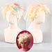 Weird Punk Style Wig Highlights Short Curly Hair cosplay wig_ipsvogv.com