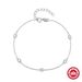 Women's Jewelry S925 Sterling Silver Classic Simple Ladies Diamond Bracelet All Match Ins Style Adjustable Hand Accessories_ipsvogv.com