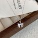 S999 Full Silver Runaway Prcess Zircon Bow Necklace For Female Niche, Light Luxury, Sweet Girl, Heart Lockg Bone_ipsvogv.com