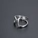 Unisex Jewelry Fashion Trendy Ins Style Double Layer Open Ring For Men And Women Gold And Silver Hand Jewelry Ring Adjustable Design_ipsvogv.com